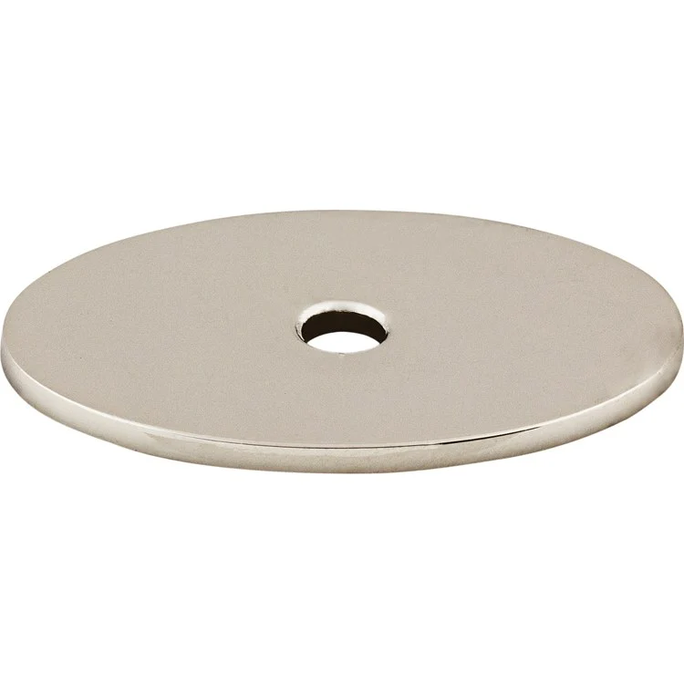 Backplate Sanctuary Oval 1-1/2 Inch Polished Nickel Steel TK60PN - Frankwebs