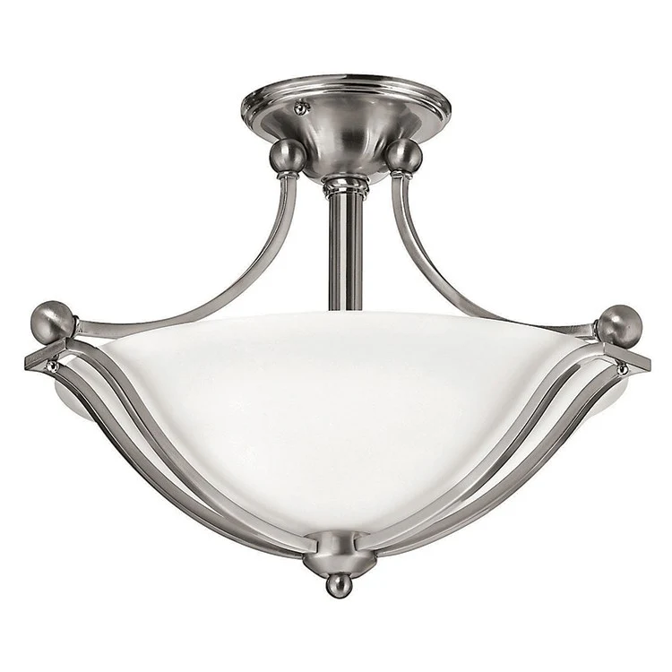 Bolla Single-Light LED Semi-Flush Mount Ceiling Light - Frankwebs