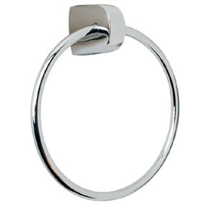 Towel Ring Euro Bath 7 Inch Polished Brass 3-1/8 Inch - Frankwebs