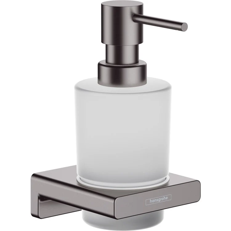 Soap Dispenser AddStoris Chrome Wall Mount Glass Metal Pump 6.75 Fluid Ounces - Frankwebs