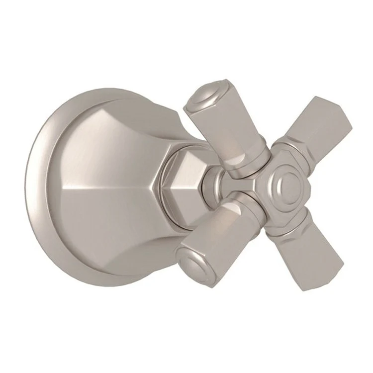 Volume Control Trim Palladian with Diverter 1 Cross Polished Nickel - Frankwebs