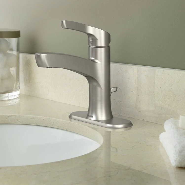 Danika Single Handle Bathroom Faucet with Drain - Frankwebs