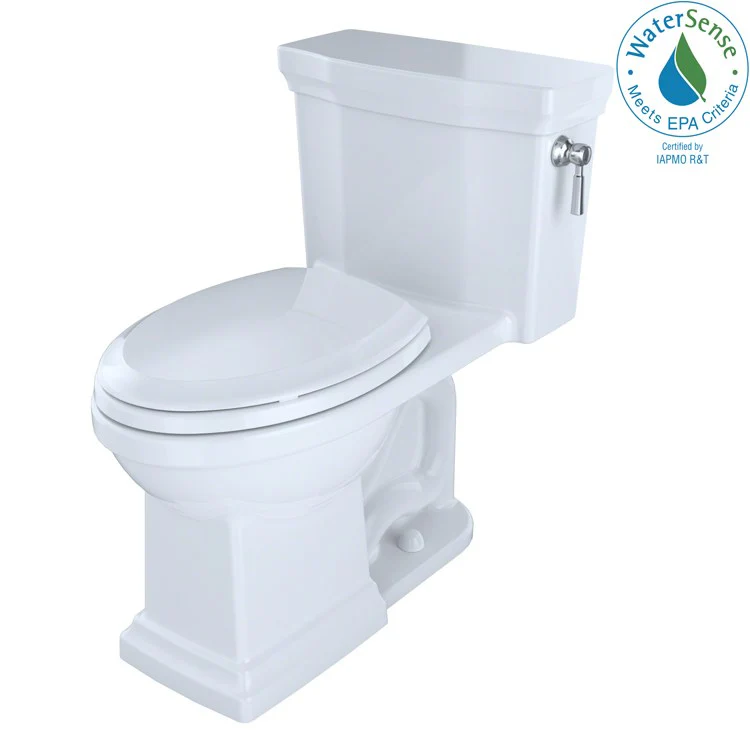 Toilet Promenade II 1 Pieces Universal Height Cotton Elongated ADA 29-1/4 Inch 1.28 Gallons per Flush Right Hand Chrome Soft Close - Frankwebs