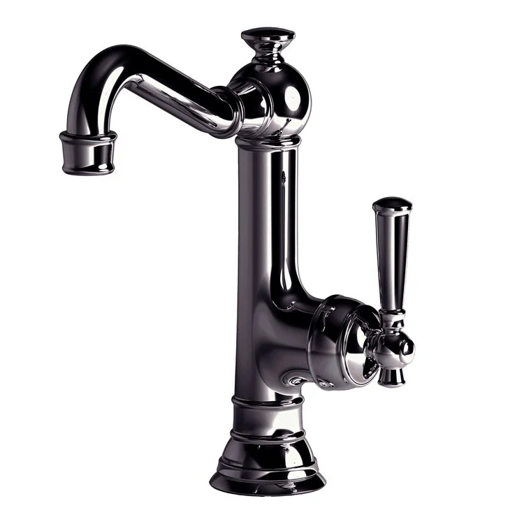 Bar Faucet Jacobean 1 Lever ADA Antique Copper Rotating Brass Spout Height 7-3/4 Inch 1.8 Gallons per Minute - Frankwebs