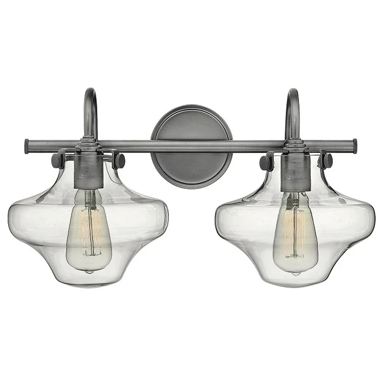 Congress Two-Light Bathroom Lighting Fixture - Frankwebs