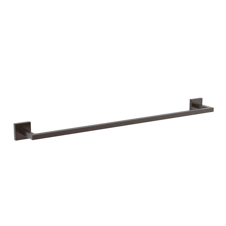 Towel Bar Cube 2 24 Inch Square Plate Flat Black Brass 3-1/4 Inch - Frankwebs