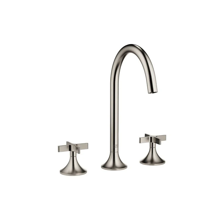Lavatory Faucet VAIA Deck Mount with Drain 2 Cross ADA Platinum Matte - Frankwebs