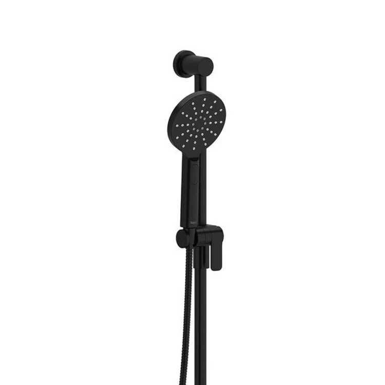 Handshower Set Round Polished Nickel 4 Function 2.0 Gallons per Minute 31 Inch Slide Bar Wall Mount - Frankwebs
