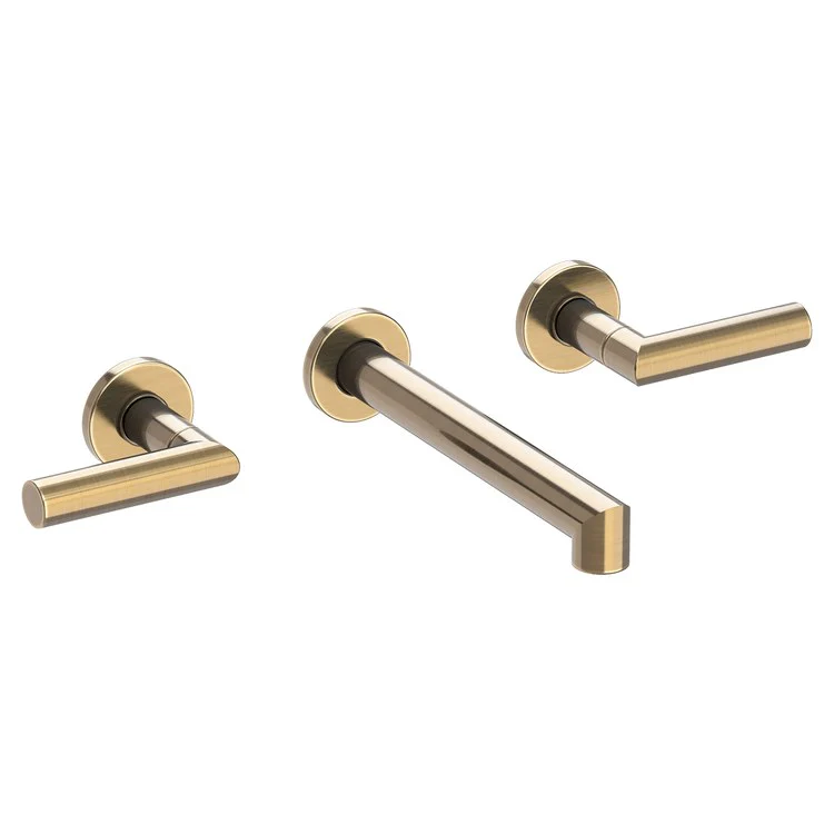 Kirsi Two Handle Wall-Mount Bathroom Faucet - Antique Nickel - Frankwebs