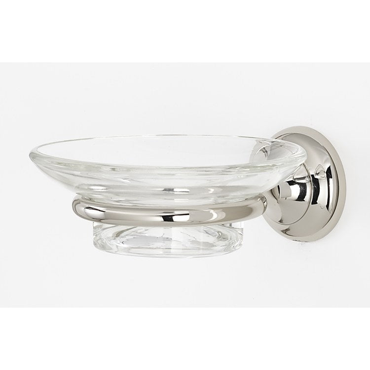 Soap Dish Royale Bath Unlacquered Brass Concealed Wall Mount Round 4-9/16 x 4-5/16 x 2 Inch - Frankwebs