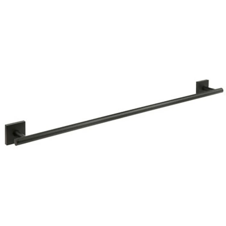 Towel Hook House Single Black 24 Inch 2-5/8 Inch Wall Mount Brass - Frankwebs