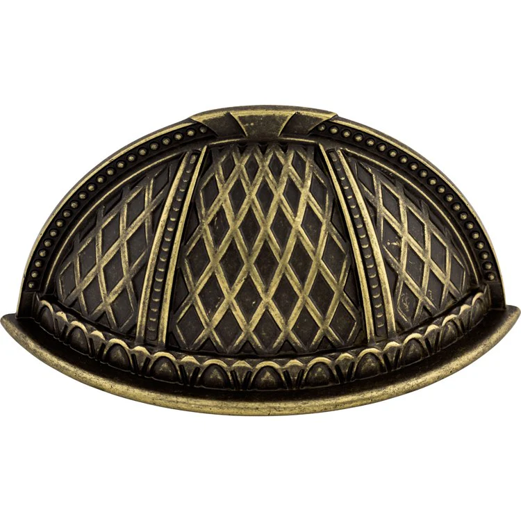 Pull Trevi Cup for Decorative Hardware German Bronze Zinc Alloy 2-1/2 Inch - Frankwebs