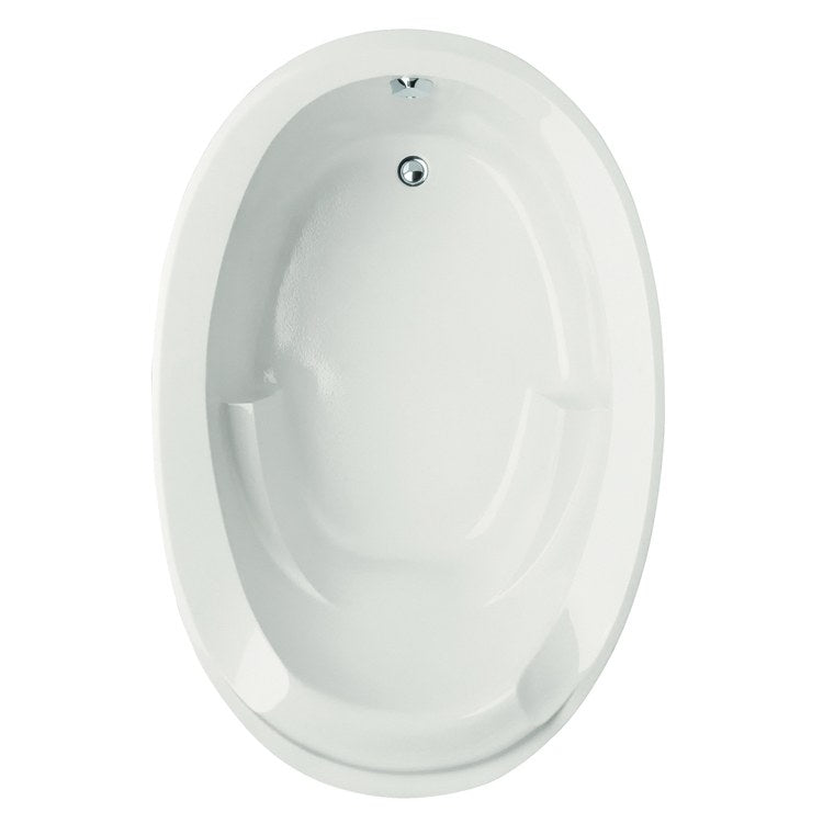 Soaking Tub Designer Collection Deanna 60 x 40 Inch Drop-In Tub Only End White Acrylic - Frankwebs