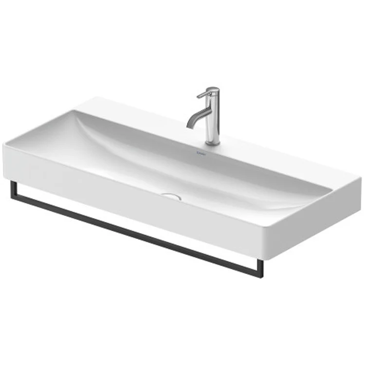 Towel Bar 37-1/8 Inch Rail Square Chrome Metal for 235310 Washbasin - Frankwebs