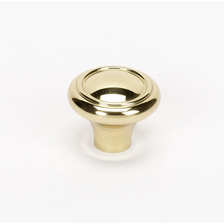 Knob Classic Traditional Round Polished Chrome Brass 1-1/4 Inch 1-1/8 Inch 1/2 Inch - Frankwebs
