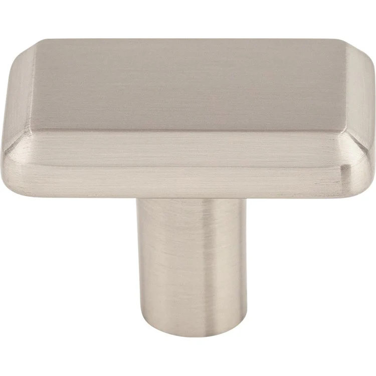 Knob Ellis Telfair Rectangle Ash Gray Zinc Alloy 1-1/2 Inch - Frankwebs