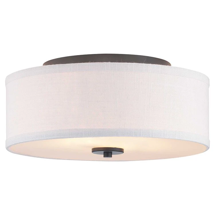 Inspire Two-Light Flush Mount Ceiling Fixture - Frankwebs