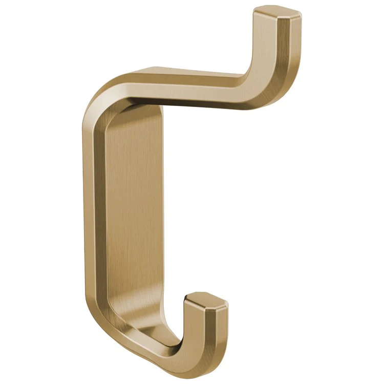 Robe Hook Levoir Double Brilliance Luxe Gold 5-13/16 Inch 3-13/16 Inch Wall Mount Metal - Frankwebs