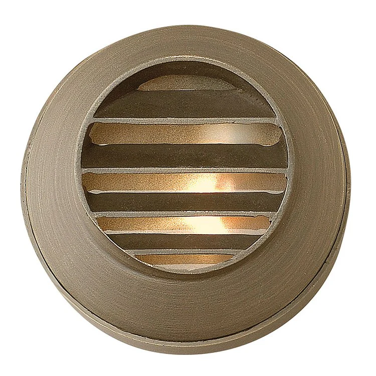 Hardy Island Single-Light Round Halogen Louvered Deck Sconce - Frankwebs