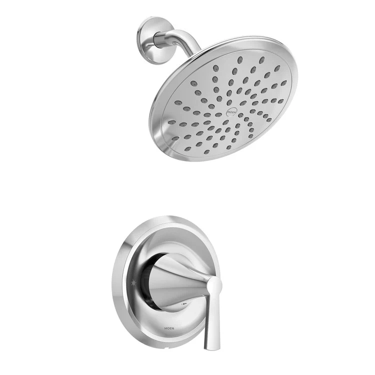 Shower Trim Jase Posi-Temp Eco-Performance 1 Lever Chrome ADA 1.75 Gallons per Minute Rainshower - Frankwebs