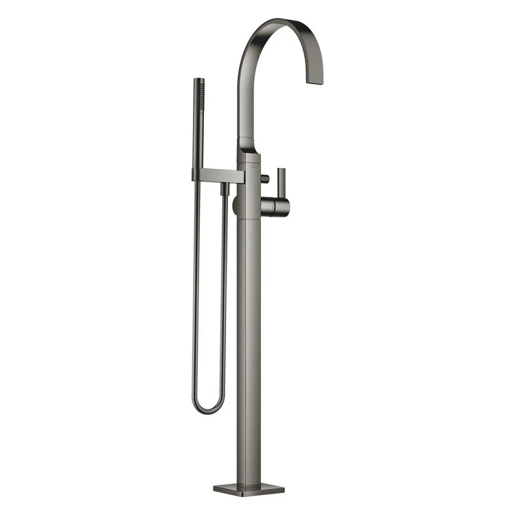 Tub Filler MEM Freestanding Mixer with Handshower 1 Lever ADA Dark Chrome - Frankwebs