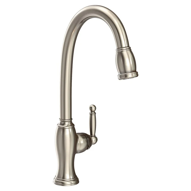 Kitchen Faucet Nadya 1 Lever ADA Matte White Pull Down Spout Height 11-3/4 Inch 1.8 Gallons per Minute - Frankwebs