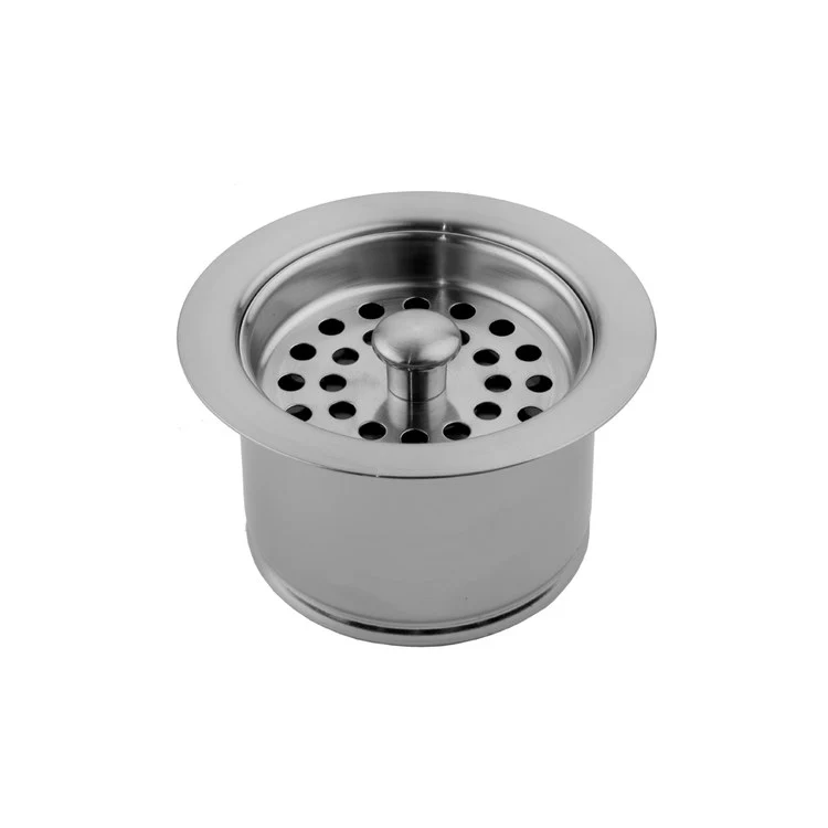 Disposal Flange Extra Deep with Strainer Matte Black 3-1/2 Inch Brass for Continuous Feed Disposals 2-3/8 Inch - Frankwebs