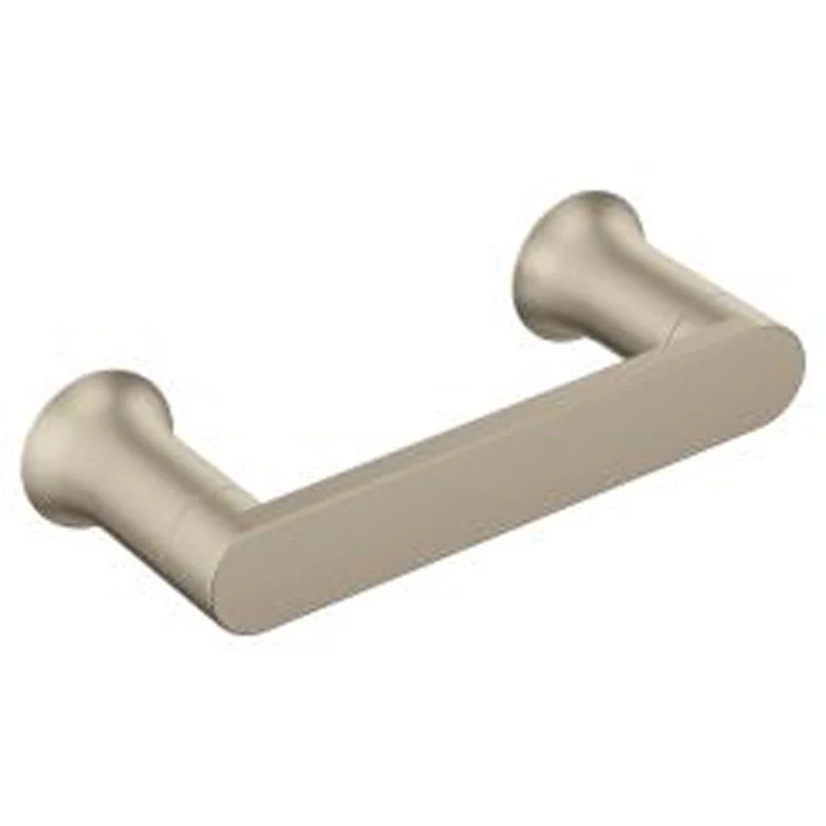 Toilet Paper Holder Genta Pivoting Brushed Nickel Zinc 7-5/8 Inch 3-1/4 Inch Wall Mount - Frankwebs