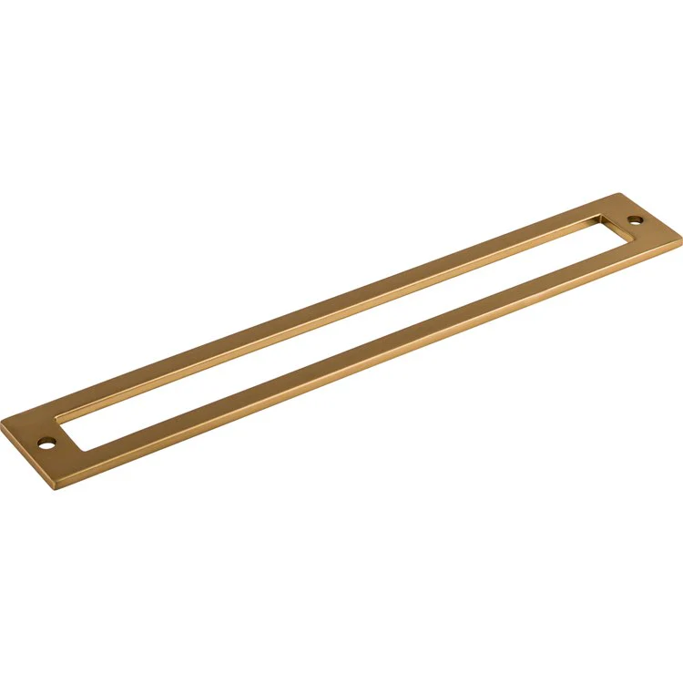 Pull Backplate Lynwood Hollin Rectangle Honey Bronze 7-9/16 Inch 2 Hole Zinc Alloy - Frankwebs