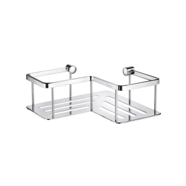 Sideline Wall-Mount Single-Level 90-Degree Corner Shower Basket - Frankwebs