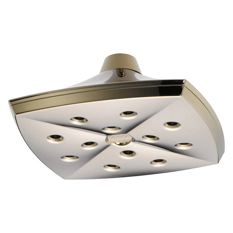 Charlotte Square Ceiling Mount H2Okinetic Rainfall Shower Head - Frankwebs