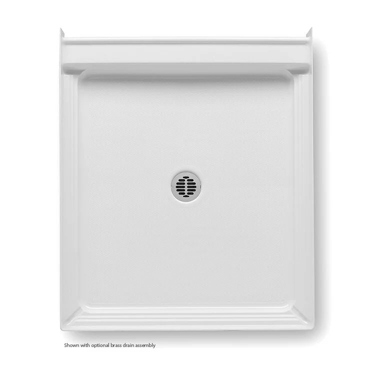 Shower Base Shower Pan Biscuit 36 x 42 x 6 Inch Acrylic Center Drain - Frankwebs