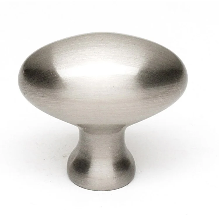 Knob II Collection Egg Polished Chrome Brass 1-3/8 Inch 1-1/4 Inch 9/16 Inch - Frankwebs