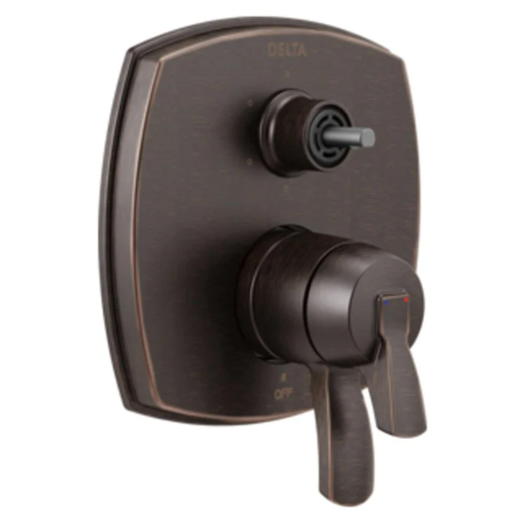 Diverter Trim Stryke 17 Series Integrated 6 Function Matte Black 1 Less Handles ADA for Rough-In Valve R22000 Not Included - Frankwebs