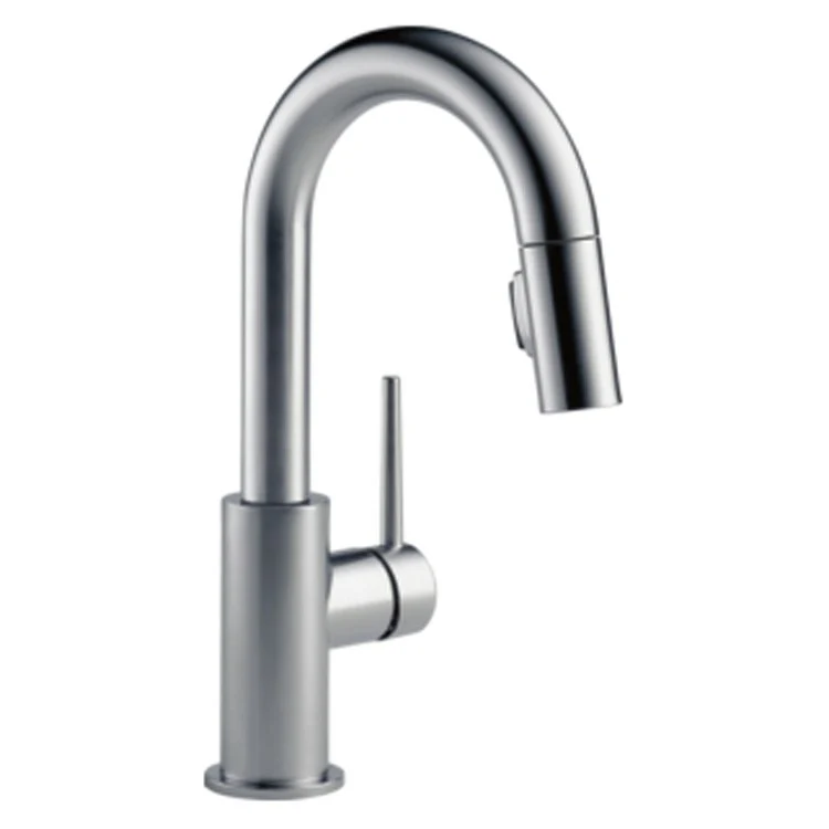Prep Faucet Trinsic 8 Inch Spread 1 Lever ADA WaterSense Matte Black High Arc Pull Down Gooseneck Limited Swivel 1/3 Hole - Frankwebs