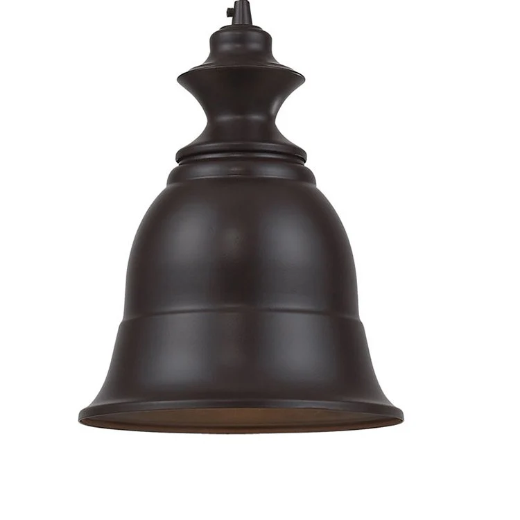 Farmhouse Single-Light Adjustable LED Pendant - Frankwebs