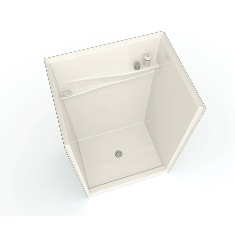 Shower Module 47-7/8 x 37-1/8 x 74-7/8 Inch AcrylX Biscuit 1 Pieces Less Seat - Frankwebs