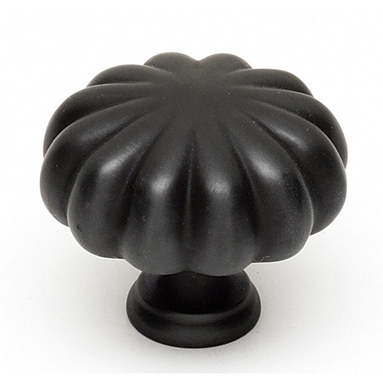 Knob II Collection Round Antique English Matte Brass 1-1/4 Inch 1 Inch 9/16 Inch - Frankwebs