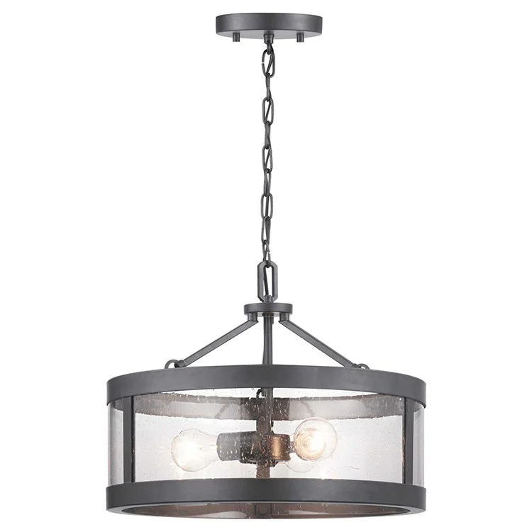 Gresham Three-Light Convertible Semi-Flush Mount Ceiling Fixture/Pendant - Frankwebs