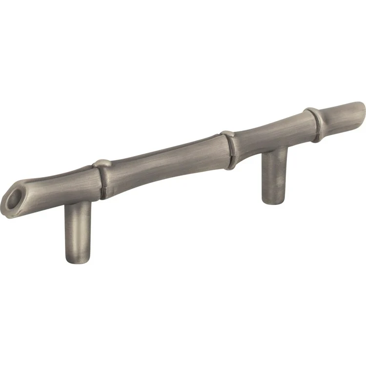 Drawer Pull Atlas Nature Bamboo Pewter Zinc Alloy 3 Inch 5-1/4 Inch - Frankwebs