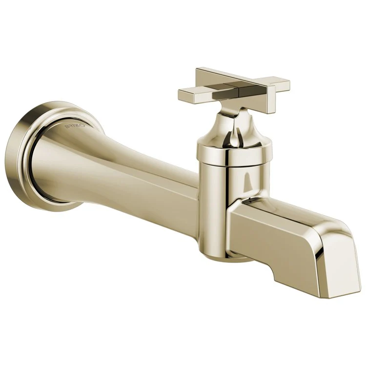 Lavatory Faucet Levoir Wall Mount 1 Cross ADA WaterSense Brilliance Luxe Gold 1.2 Gallons per Minute - Frankwebs