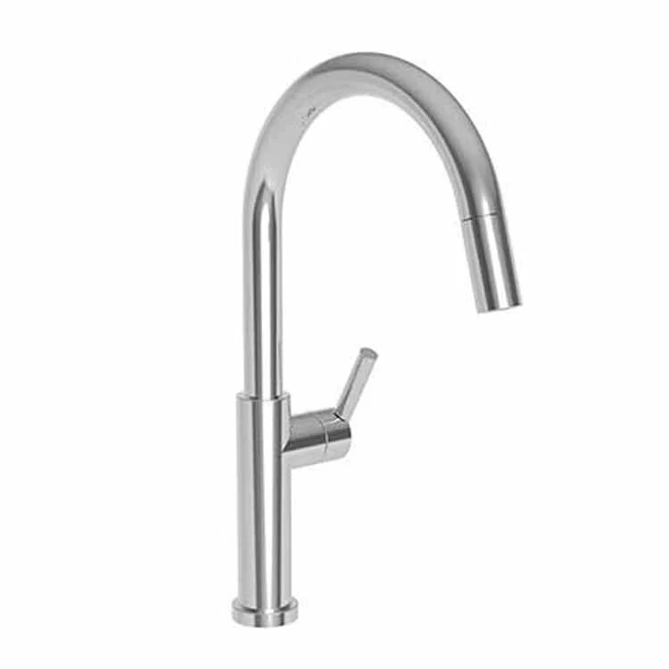 Kitchen Faucet East Linear 1 Lever ADA Satin Gold PVD Pull Down Spout Height 10 Inch 1.8 Gallons per Minute - Frankwebs