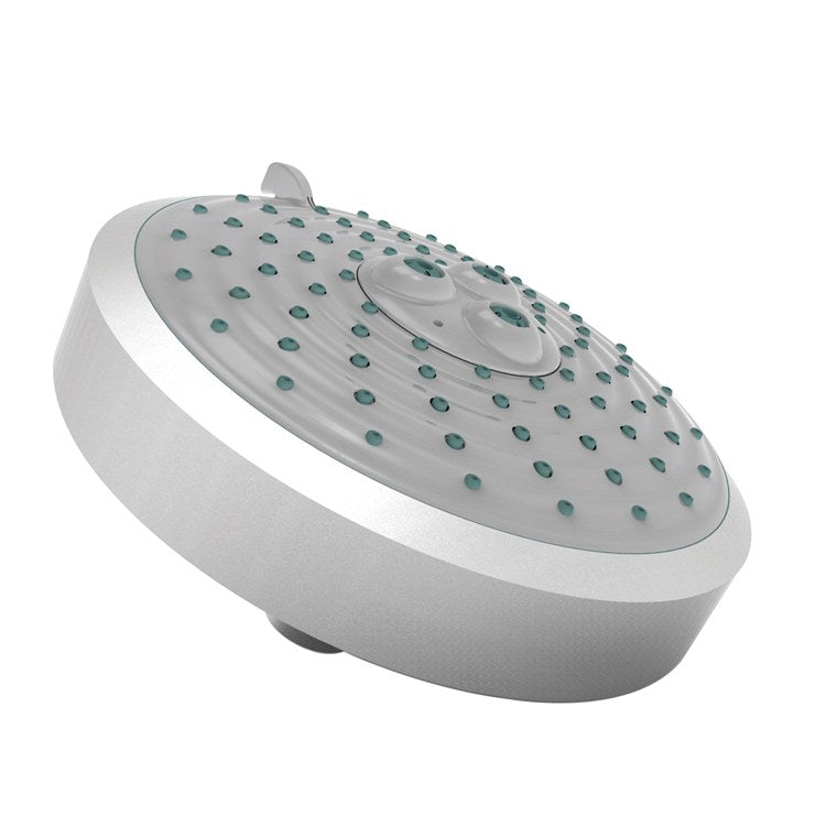 Showerhead Newport Bath 3 Function Satin Gold PVD 5-15/16 Inch 1.8 Gallons per Minute Full/Message/Intense Turbo Spray - Frankwebs