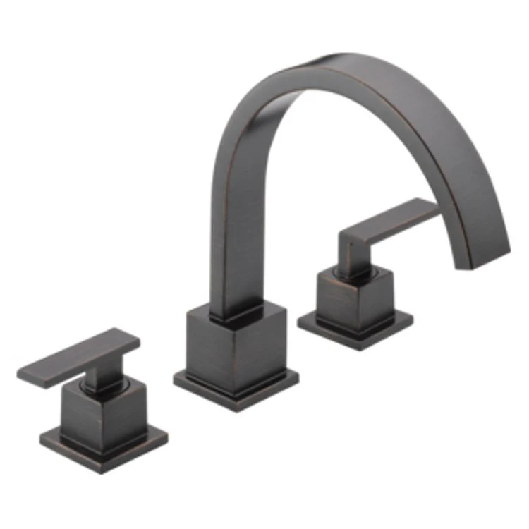 Vero Two Handle 3-Hole Roman Tub Faucet - Frankwebs