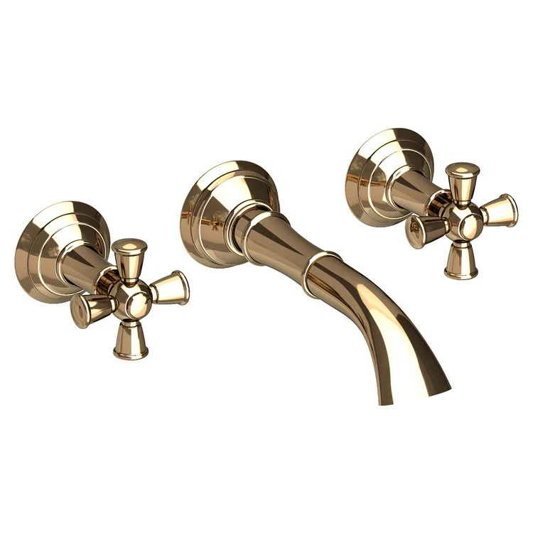 Aylesbury Two Handle Wall-Mount Bathroom Faucet - Antique Copper - Frankwebs