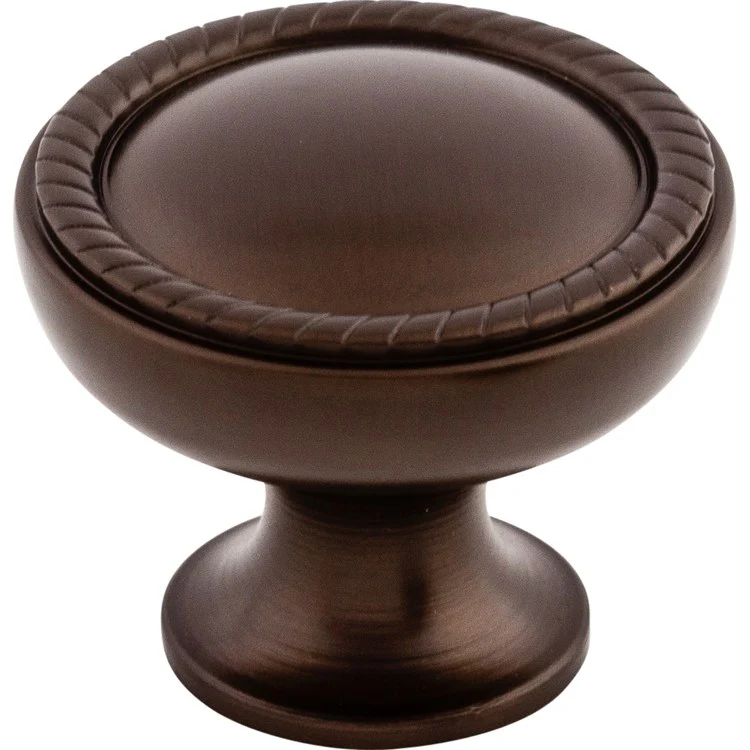 Knob Edwardian Emboss Round Oil Rubbed Bronze Zinc Alloy 1-1/4 Inch 1 Inch - Frankwebs