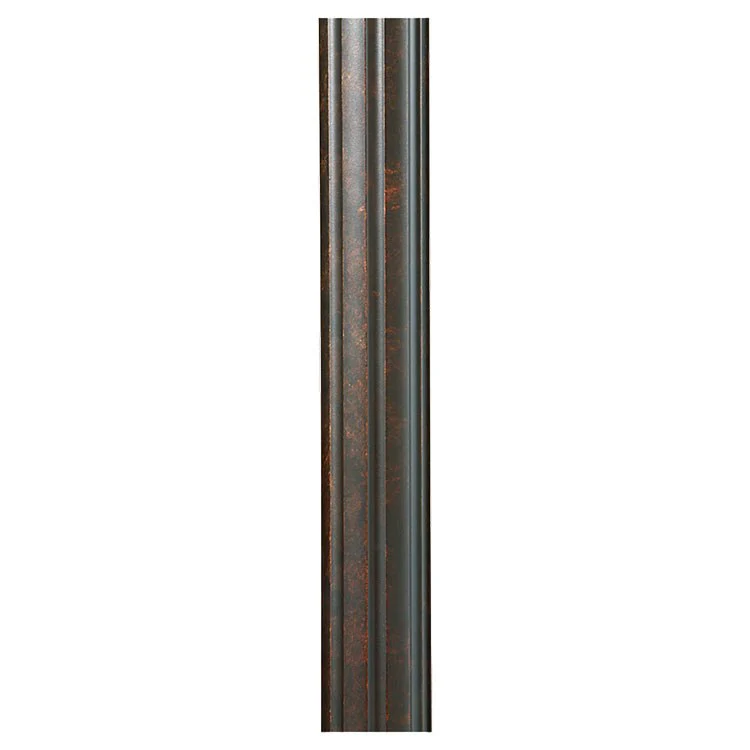 7-Foot Round Fluted Outdoor Lamp Post - Frankwebs