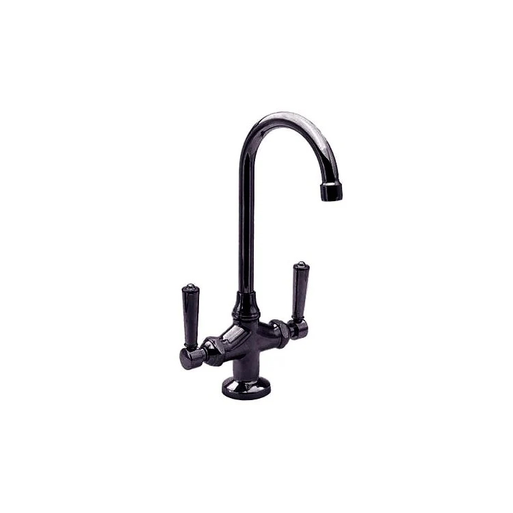 Bar Faucet Metropole 2 Lever ADA English Bronze Spout Height 10 Inch - Frankwebs