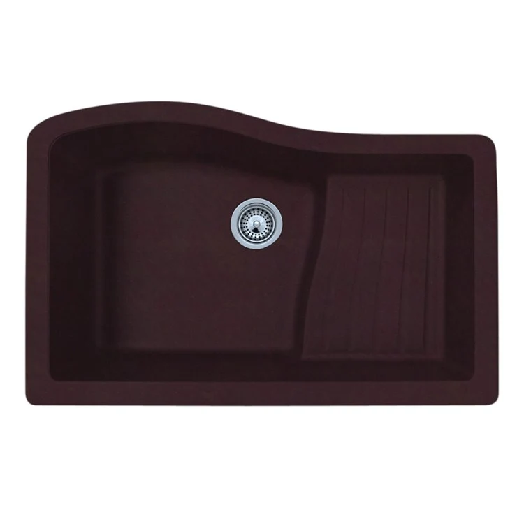 Kitchen Sink 33 x 22 Inch 1 Bowl Ascend Espresso Undermount - Frankwebs