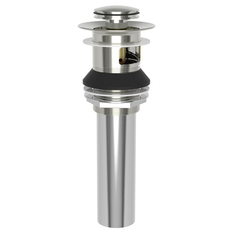 Push Drain Lavatory Drain Aged Brass Brass for 1-5/8IN to 1-3/4IN Openings - Frankwebs